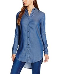 blaue Bluse von Hilfiger Denim