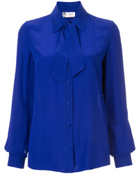 blaue Bluse von Lanvin