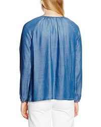 blaue Bluse von More & More