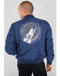 blaue Bomberjacke von Alpha Industries