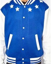 blaue Bomberjacke von Reclaimed Vintage