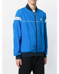 blaue Bomberjacke von Sergio Tacchini