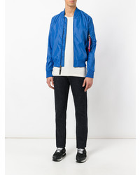 blaue Bomberjacke von Alpha Industries