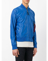 blaue Bomberjacke von Alpha Industries