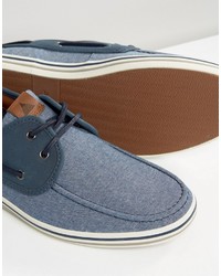 blaue Bootsschuhe von Aldo