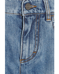blaue Boyfriend Jeans mit Destroyed-Effekten von Dolce & Gabbana