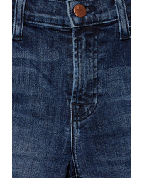 blaue Boyfriend Jeans mit Destroyed-Effekten von J Brand