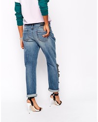 blaue Boyfriend Jeans von Sportmax