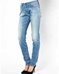 blaue Boyfriend Jeans von Denham Jeans