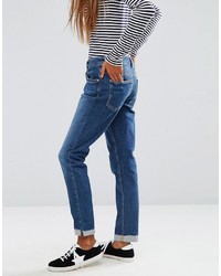 blaue Boyfriend Jeans von Asos