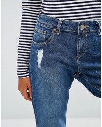 blaue Boyfriend Jeans von Asos