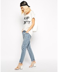 blaue Boyfriend Jeans von Cheap Monday