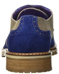 blaue Business Schuhe von Sotoalto