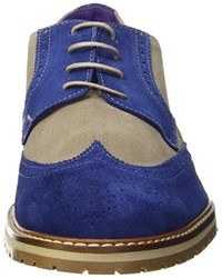 blaue Business Schuhe von Sotoalto