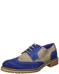 blaue Business Schuhe von Sotoalto