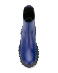 blaue Chelsea Boots aus Leder von Marni