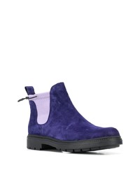 blaue Chelsea Boots aus Wildleder von Camper