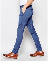 blaue Chinohose von Asos