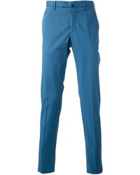 blaue Chinohose von Incotex