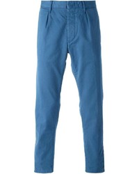 blaue Chinohose von Incotex