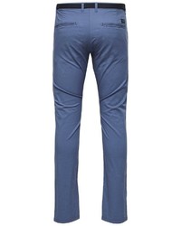 blaue Chinohose von Selected Homme