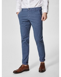 blaue Chinohose von Selected Homme
