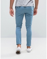 blaue Chinohose von Asos