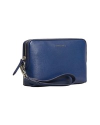 blaue Clutch Handtasche von Burberry