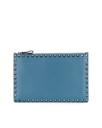 blaue Clutch Handtasche von Valentino