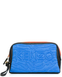 blaue Clutch von Kenzo