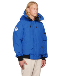 blaue Daunenjacke von Canada Goose