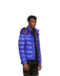 blaue Daunenjacke von Moncler