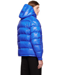 blaue Daunenjacke von Moncler