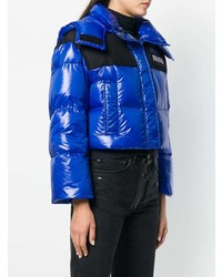 blaue Daunenjacke von Miu Miu