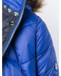 blaue Daunenjacke von Barbour