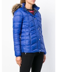 blaue Daunenjacke von Barbour