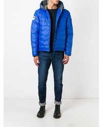 blaue Daunenjacke von Canada Goose