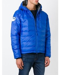 blaue Daunenjacke von Canada Goose