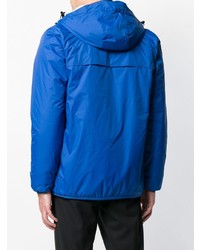 blaue Daunenjacke von K-Way