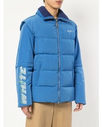 blaue Daunenjacke von Off-White