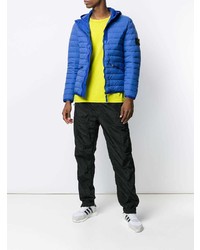 blaue Daunenjacke von Stone Island