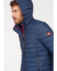 blaue Daunenjacke von Superdry