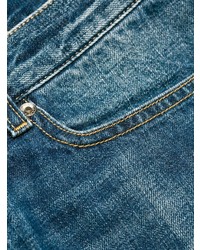 blaue enge Jeans mit Destroyed-Effekten von Golden Goose Deluxe Brand