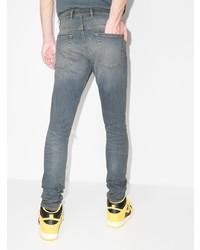 blaue enge Jeans mit Destroyed-Effekten von Represent