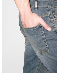 blaue enge Jeans mit Destroyed-Effekten von Represent