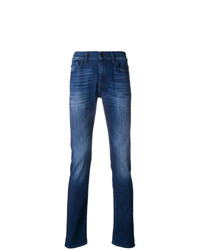 blaue enge Jeans von 7 For All Mankind