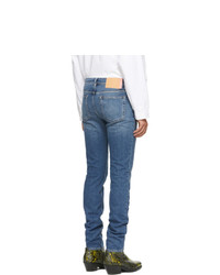 blaue enge Jeans von Acne Studios