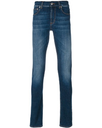 blaue enge Jeans von Alexander McQueen