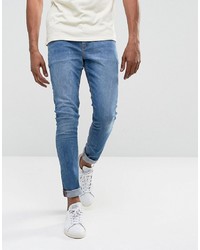 blaue enge Jeans von ASOS DESIGN