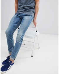 blaue enge Jeans von ASOS DESIGN